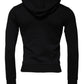 Black Logo Full Zip Hooded Sweatshirt Sweater