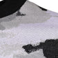Multicolor Camouflage Crew Neck Men Pullover Sweater