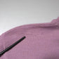 Purple Wool Knit Turtle Neck Long Sleeve Pullover Sweater