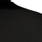 Black Cotton Hooded DG Shield Pullover Sweater