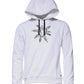 White Sacred Heart Hooded Sweatshirt Sweater