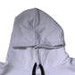 White Sacred Heart Hooded Sweatshirt Sweater