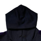 Blue Crown Cotton Hooded Sweatshirt Sweater
