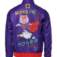 Purple Year Of The Pig Full Zip Bomber Sweater