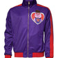Purple Year Of The Pig Full Zip Bomber Sweater