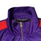 Purple Year Of The Pig Full Zip Bomber Sweater