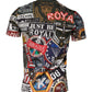 Multicolor Graphic Print Cotton Crew Neck T-shirt