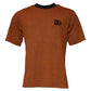 Brown DG Logo Polyester Crew Neck T-shirt