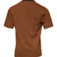 Brown DG Logo Polyester Crew Neck T-shirt