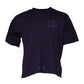 Purple DG Logo Cotton Crew Neck T-shirt