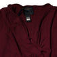 Maroon Jumper Keyhole Knit Pullover Sweater