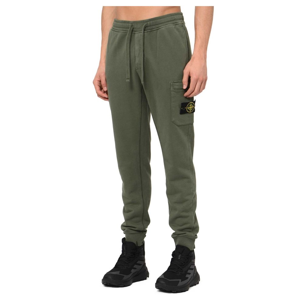 Beige Cotton Men Pants
