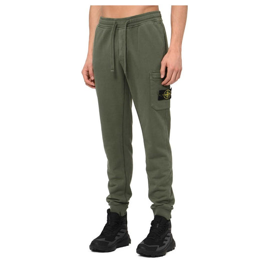 Beige Cotton Men Pants