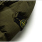Green Nylon Men Parka