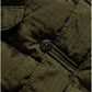 Green Nylon Men Parka