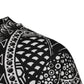White Black Printed Cotton Sweatshirt Sweater