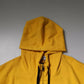 Yellow Logo Plaque Hooded Full Zip Sweater