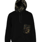 Black Camouflage Hooded Sweatshirt Sweater