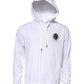 White Cotton Hooded Sweatshirt Sweater