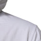 White Cotton Hooded Sweatshirt Sweater