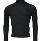 Black Wool Turtleneck Pullover Sweater