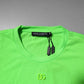 Green Logo Polyester Crew Neck T-shirt