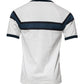 White Logo Print Cotton Men Crew Neck T-shirt