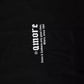 Black Amore Leopard Cotton Crew Neck T-shirt