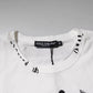 White Graphic Print Cotton Crew Neck T-shirt