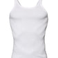 Ivory Cotton Sleeveless Round Neck Tank T-shirt