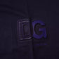 Navy Blue DG Logo Cotton Crew Neck T-shirt