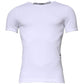 White Cotton Stretch Crewneck Underwear T-shirt