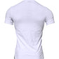 White Cotton Stretch Crewneck Underwear T-shirt