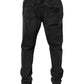 Black Cotton Stretch Skinny Men Denim Jeans