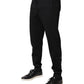 Black Cotton Jogger Jogging Pants