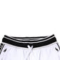 White Stripe Cotton DG King Bermuda Shorts