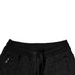 Black Logo Monogram Jogger Sweatpants Pants