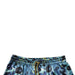 Multicolor Marble Print Jogger Men Sweatpants Pants
