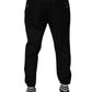 Black Cotton Men Jogger Sweatpants Pants