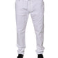 White Cotton Stretch Skinny Men Denim Jeans