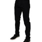 Black Cotton Stretch Slim Fit Men Denim Jeans