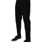 Dark Blue Cotton Stretch Loose Men Denim Jeans