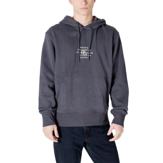 Gray Cotton Hoodie