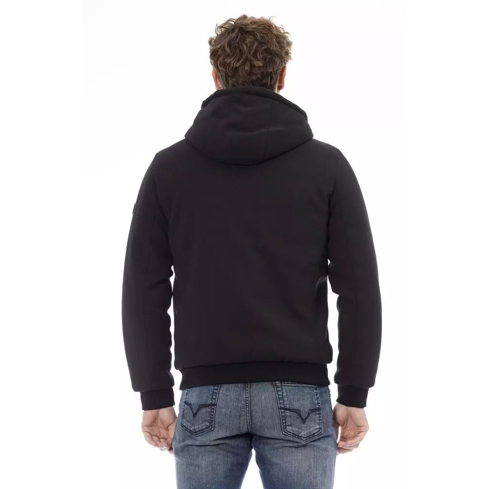 Black Polyester Hoody