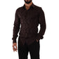 Bordeaux Silk Shirt