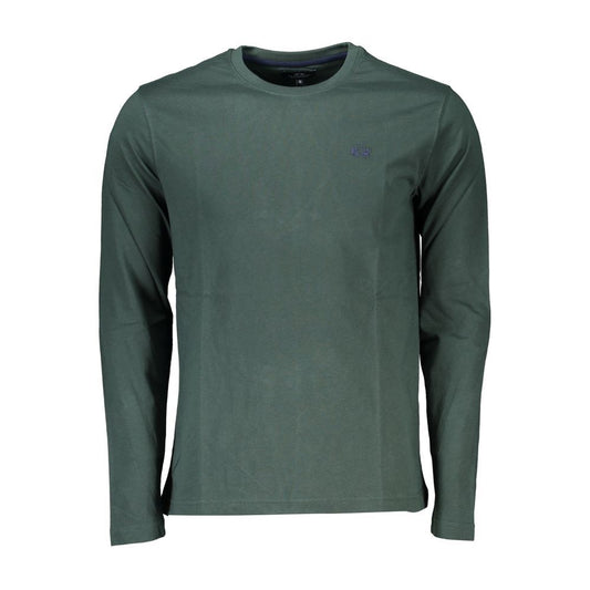 Bicolor Cotton Long Sleeve T-Shirt