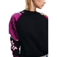 Black Polyamide Sweatshirt