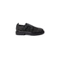 Black Leather Flat