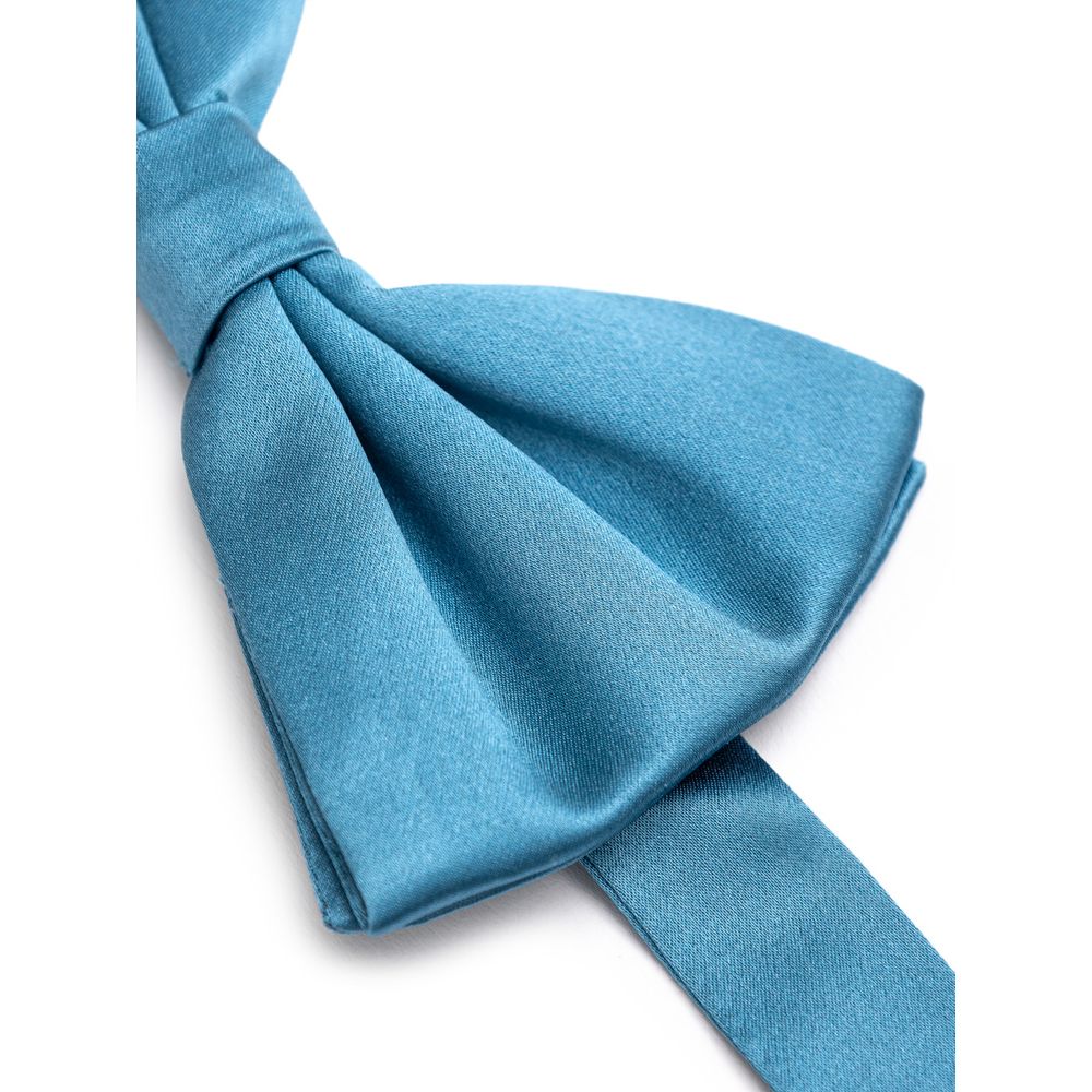 Blue Silk Bowtie
