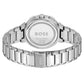 Silver Stainless Steel Dress Watch
